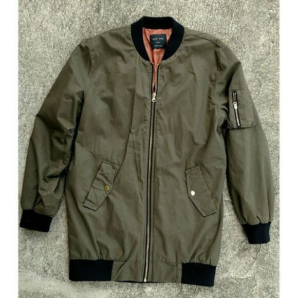 LoveTree oversized bomber jacket. Small - Picture 1 of 2